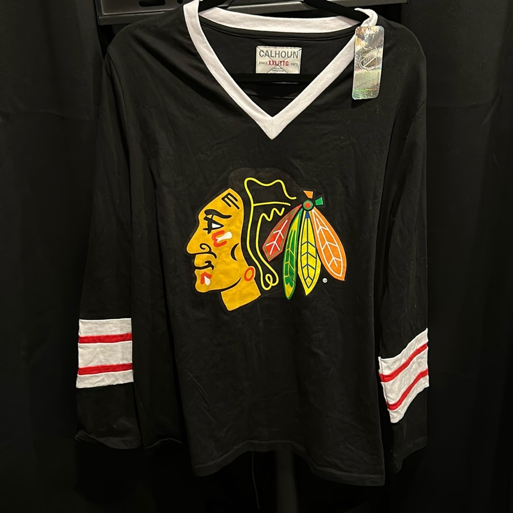 Calhoun NHL Chicago Blackhawks Long Sleeve Shirt